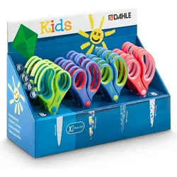 Dahle, Schere, Kinderscheren-Display KIDS 54684, spitz, 140 mm, verschiedene Motive (14 cm)