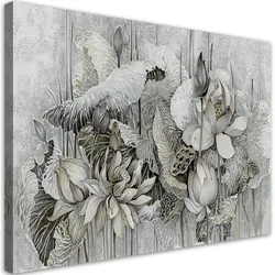 WANDBILD saint lotos blumen