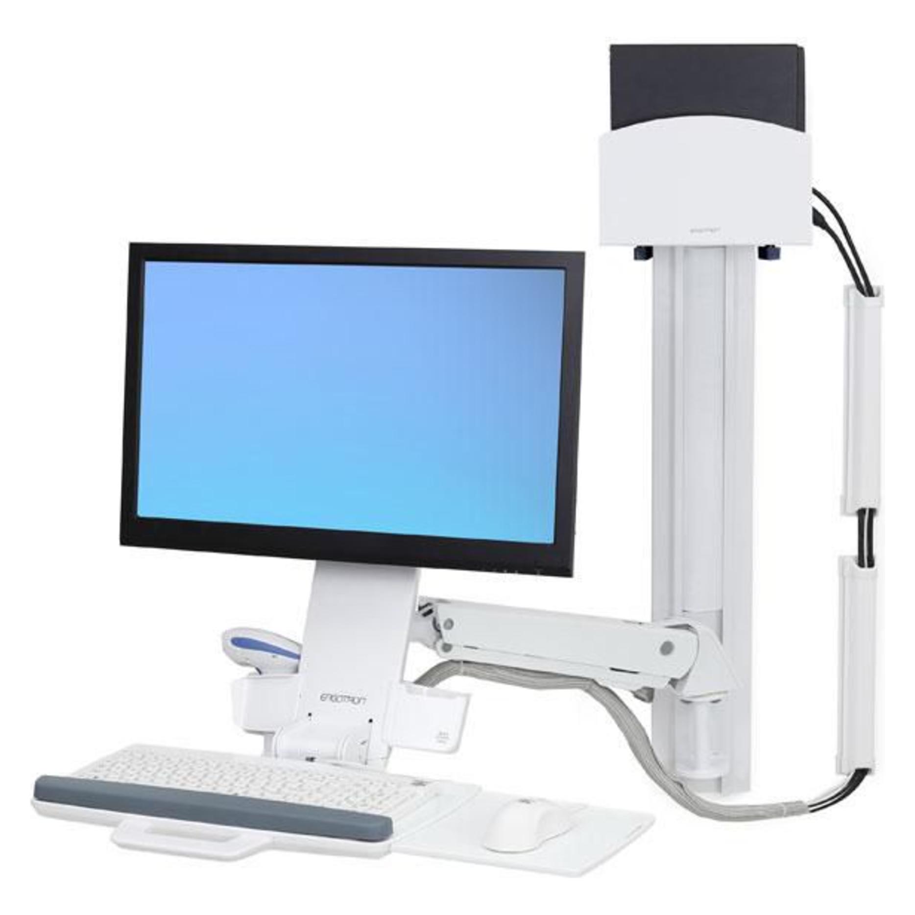 Ergotron Styleview Sit-Stand Combo Sys (Wand, 24", 13.20 kg) (45-273-216)