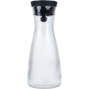 Clidor Karaffe Crystal Clear, mit Deckel, 1,5 Liter, mit CloseUp-Verschluss