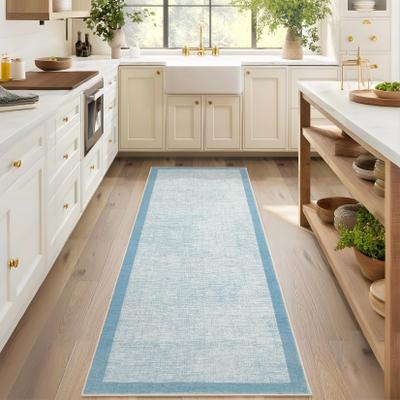 Garvee Color Blocking Modern Bordered Area Rug