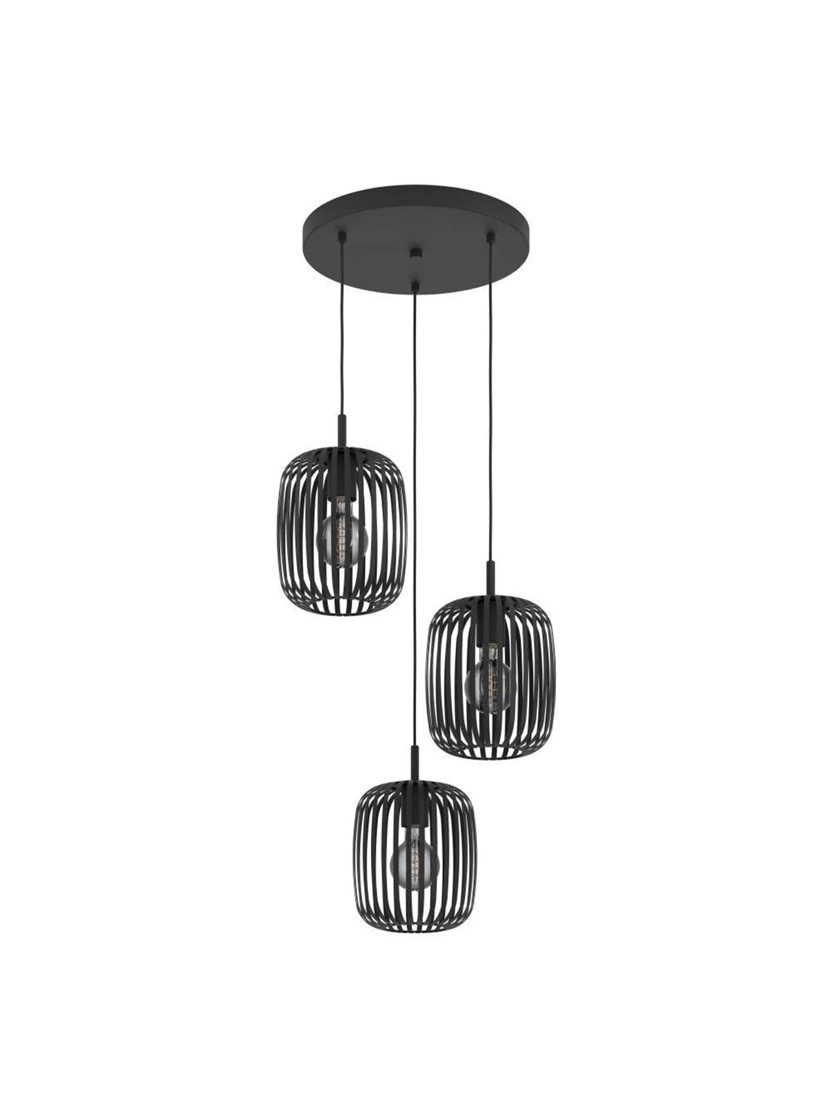 EGLO ROMAZZINA CLUSTER 3XE27 SCHWARZ