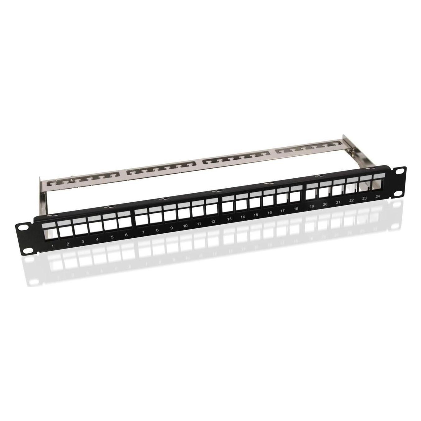 MicroConnect CAT6 24 port 19" Patch Panel (PP-027)