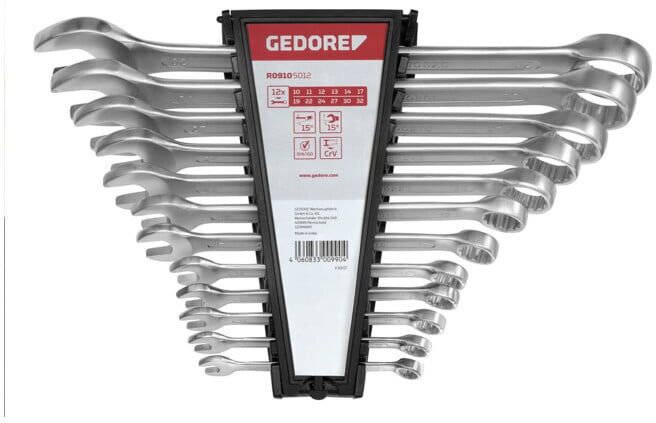Gedore Jeu de clés mixtes 10-32 mm, 12 pièces R09105012 ; Gedore Red (3300990)