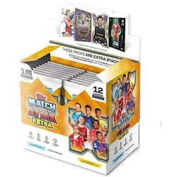 Topps UEFA Champions League Match Attax Extra cartes à collectionner 2025/26 présentoir boosters (32) (Deutsch, Englisch, Französisch, Booster Display)