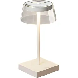 Konstsmide, Tischlampe, Tischleuchte Scilla USB, Weiss (110 lm)
