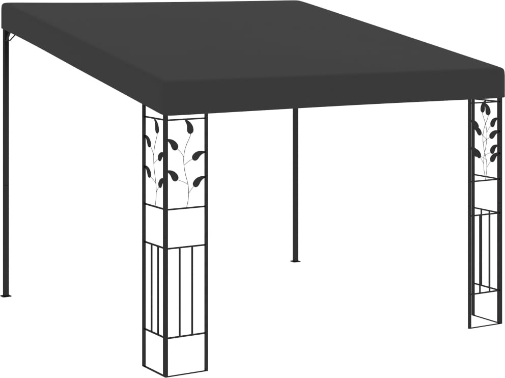 Wand-Pavillon 3x3x2,5 m Anthrazit