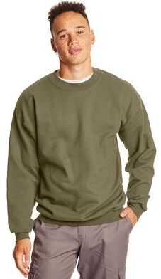 Hanes F260 Ultimate Cotton Crewneck Sweatshirt in Oregano size 2XL