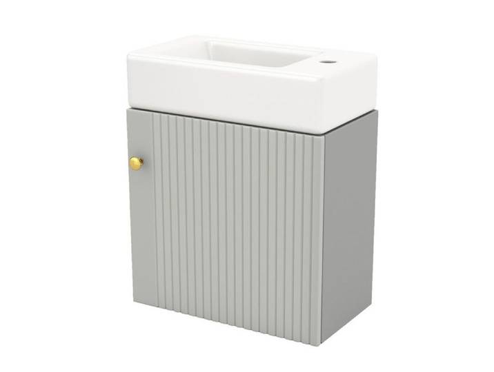 Meuble de salle de bain lavabo avec meuble vasque 46 cm meuble vasque meuble vasque suspendu petit meuble salle de bain invité