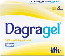 Dagragel Dragagel Gel Retal Tratamento da Obstipação 6 cânulas
