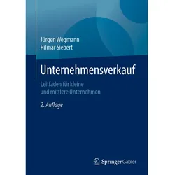 Unternehmensverkauf, Fachbücher von Hilmar Siebert, Jürgen Wegmann