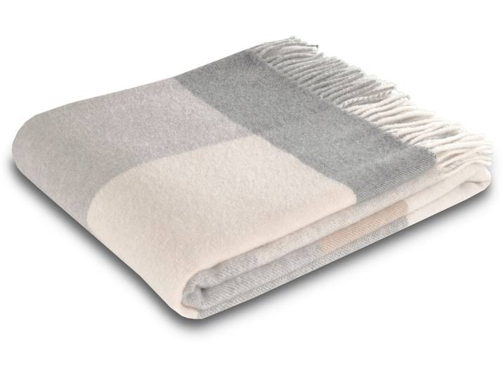 Wohndecke BIEDERLACK Soft Impression im Doubleface-Look , grau (pleasant stone), B:130cm L:170cm, Baumwolle, Kaschmir, Wohndecken, Wohndecke, Baumwolle-Kaschmir-Mix