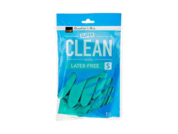 Super Clean Handschuhe Latex-Free mint S, 1 Paar