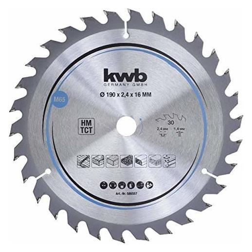 kwb Kreissägeblatt HM Mittel Ø 190x16 Z30 (586557)