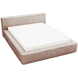 POLSTERBETT Lago 180x200 Braun