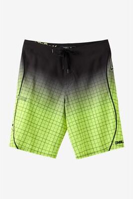O'Neill s Hyperfreak S-Seam Re-Issue 21"" Board Shorts in Safety Yellow, Size 32, Elastane/Polyester"