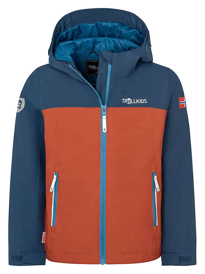 Trollkids Regenjacke "Telemark" in Dunkelblau - 176