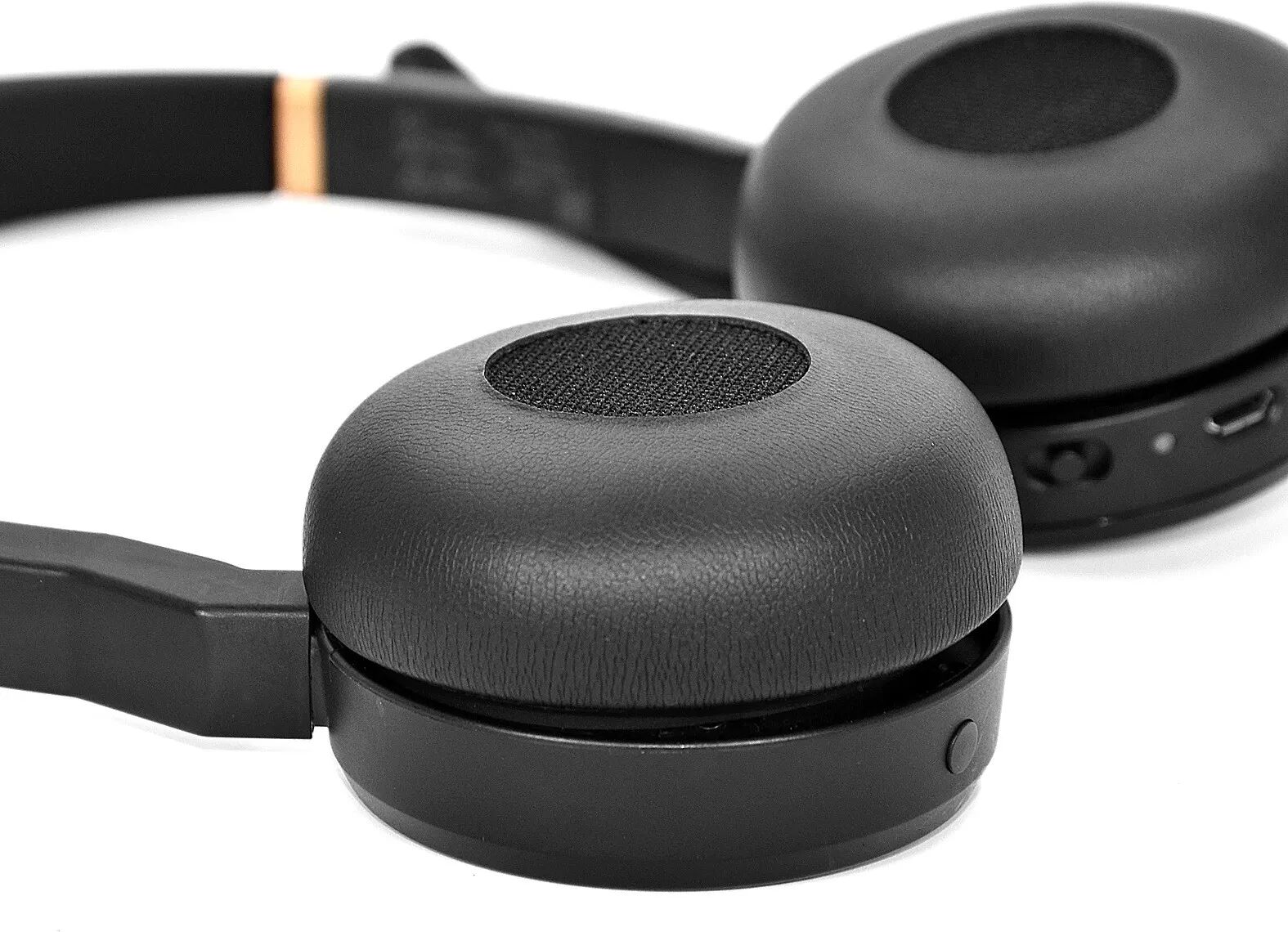 INF Ersatz-Ohrpolster für Jabra Evolve 75 - 2 Stück, Schwarz