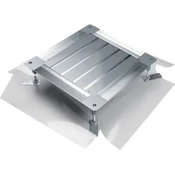 Hager UDH2120170 Universal-Bodendose mit Haltepratzen Größe 2 428x428x(120-170)mm