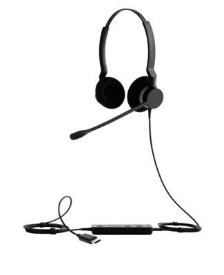 Headset Jabra BIZ 2400 USB Duo MS, für Microsoft Lync, FreeSpin™-Mikrofonarm, Geräuschunterdrückung, Duo-Ausführung