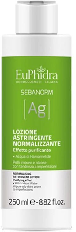 EUPHIDRA Sebanorm [ag] Lozione Astringente Normalizzante Effetto Purificante 250 ML
