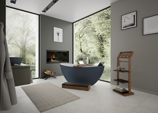 Hoesch Badewanne Namur 1900x900 freistehend Solique 4403.112305