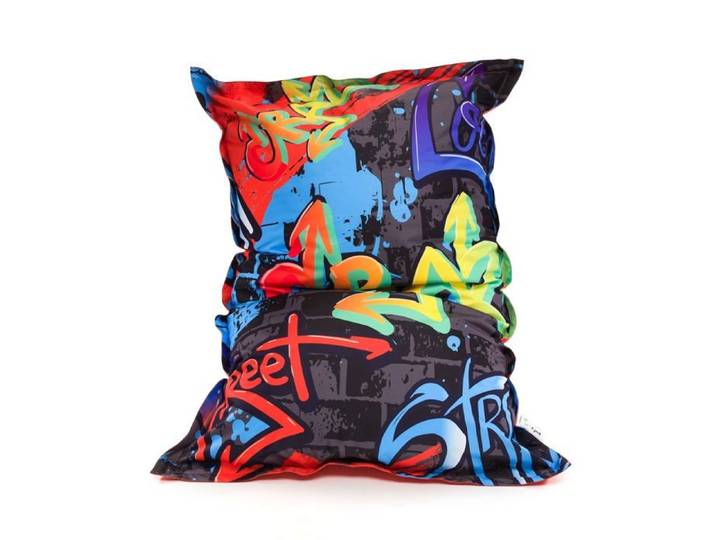 Pouf Fauteuil Bag coussin imperméable pouf fantaisie coussin de sol rembourré perles EPS Dg56 Street Art M
