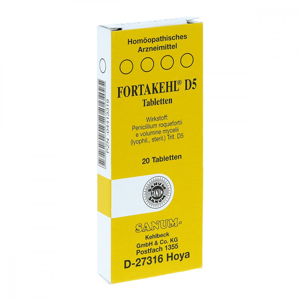 SANUM-KEHLBECK GmbH & Co. KG Fortakehl D5 Tabletten 04413319