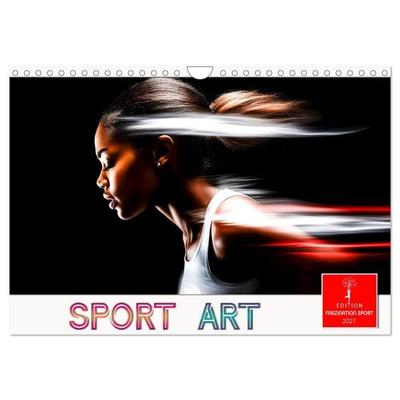 Sport Art (Wandkalender 2027 DIN A4 quer), CALVENDO Monatskalender