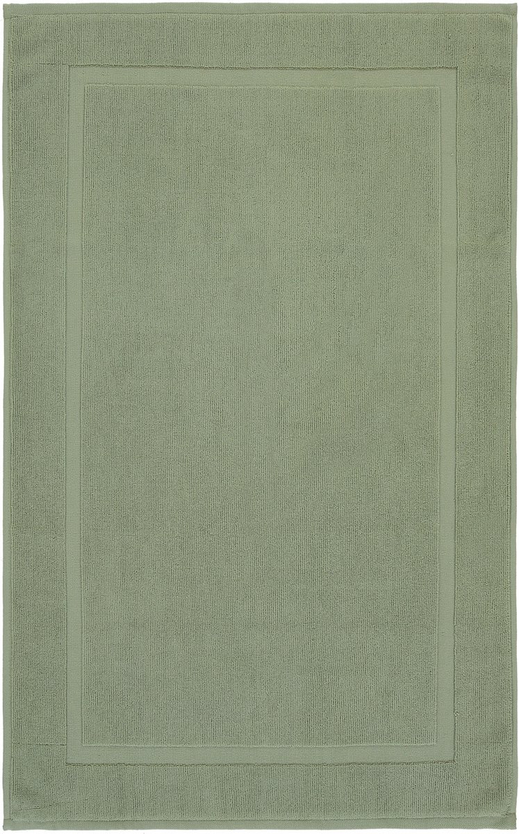 Relakz Basics Luxe katoenen badmat - Fog Green - 60 x 100 cm