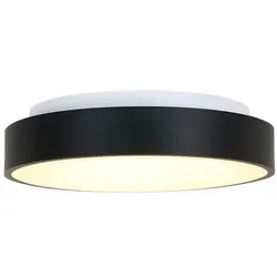 Steinhauer Deckenleuchte Ringlede Metall Schwarz