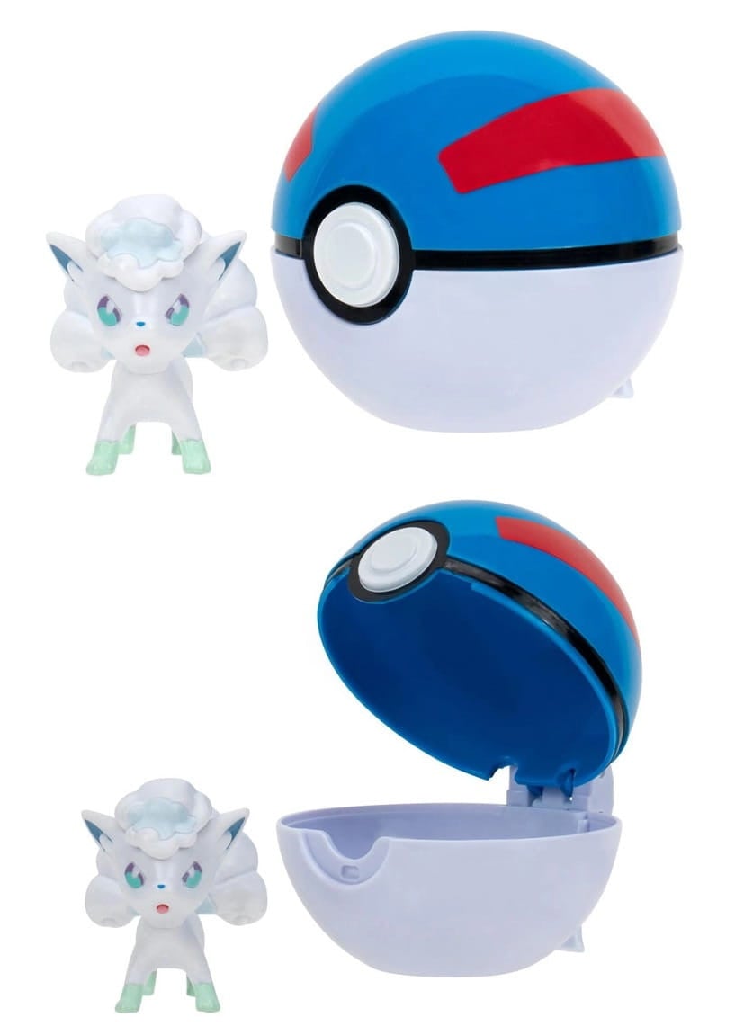 Jazwares Pokémon Clip'n'Go Poké Balls Alola-Vulpix en Pokéball