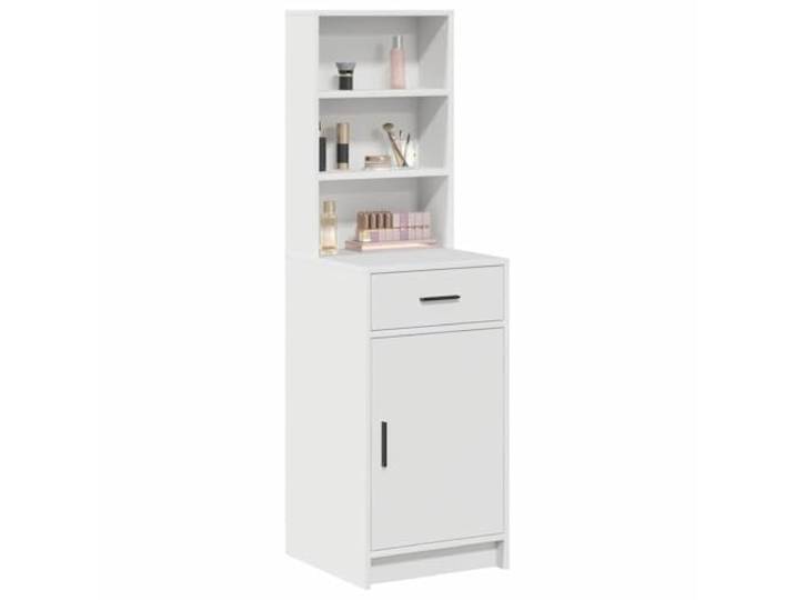 vidaXL Highboard Weiß 41 x 40 x 135 cm Holzwerkstoff Genug Platz für deine Sachen, Stylisch und einfach, bringt frischen Wind in jeden Raum, Hergestellt aus Holzwerkstoff,