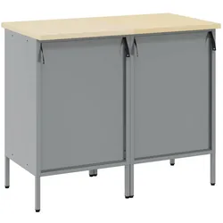 vidaXL, Werkbank + Arbeitsbock, Mazonas (100 cm Werkbank (5 Schubladen & 1 Tür)) (55 cm, 100 cm)