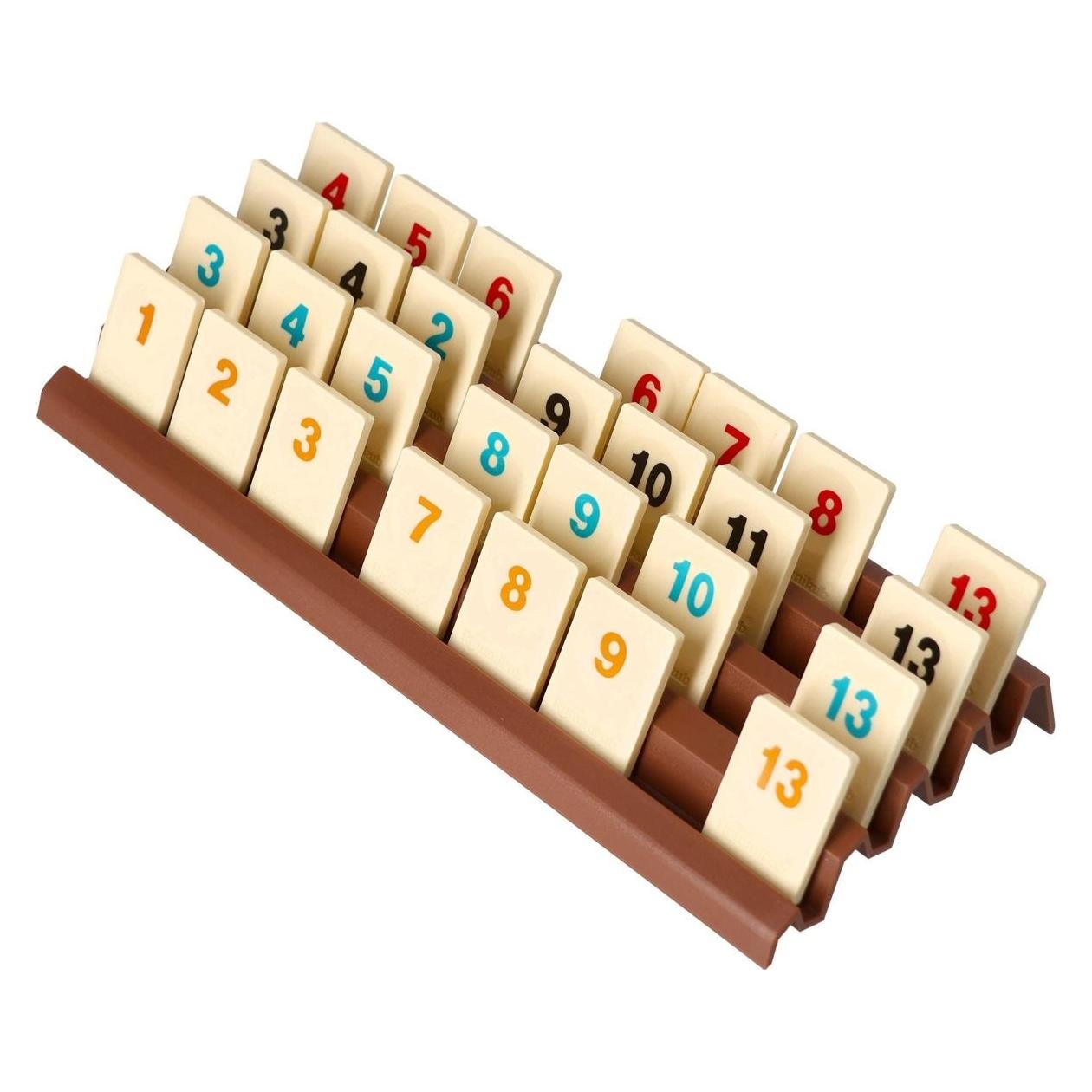 Feldherr Kunststoff Ablagebrett für Rummikub - 4 Slots, stapelbar (Kunststoff) (433577)