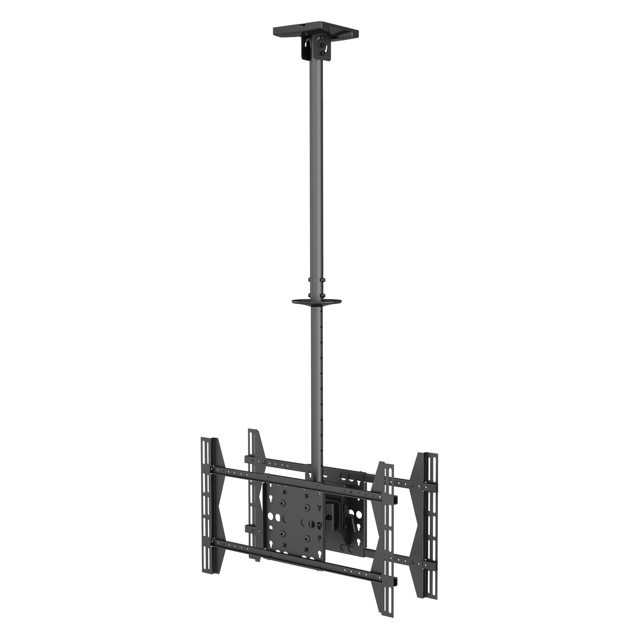 equip Pro - Klammer für 2 LCD-/Plasma-Konsolen - Stahl - Schwarz - Bildschirmgrösse: 81 (Decke, 80 kg, 32" - 65") (650370)