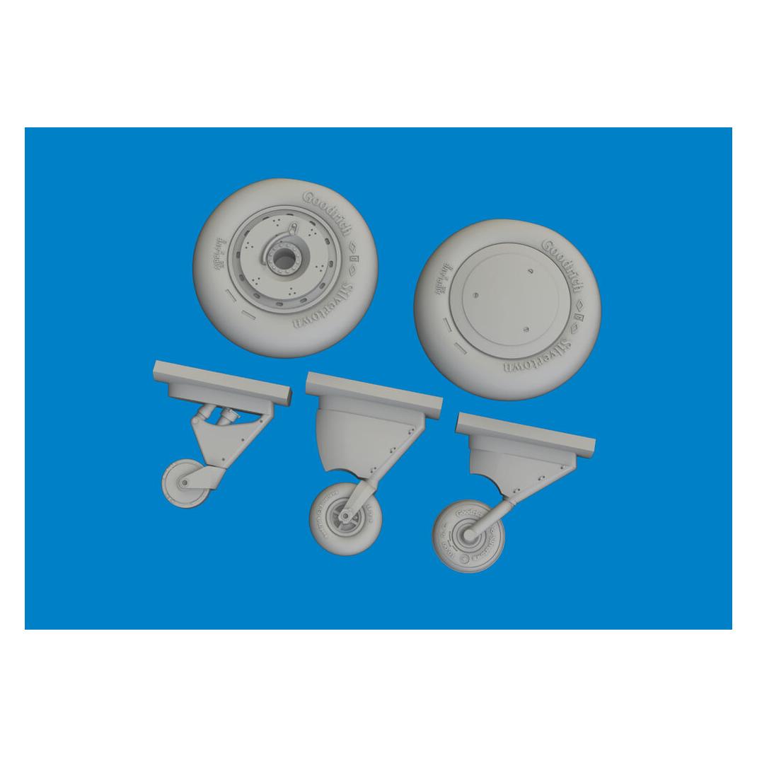Eduard F4F-4 wheels late ACADEMY (6481090)