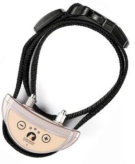 Uplifted Goods Waterproof Dog Anti Barking Training Collar gold Collar