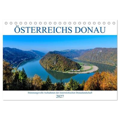 Österreichs Donau (Tischkalender 2027 DIN A5 quer), CALVENDO Monatskalender