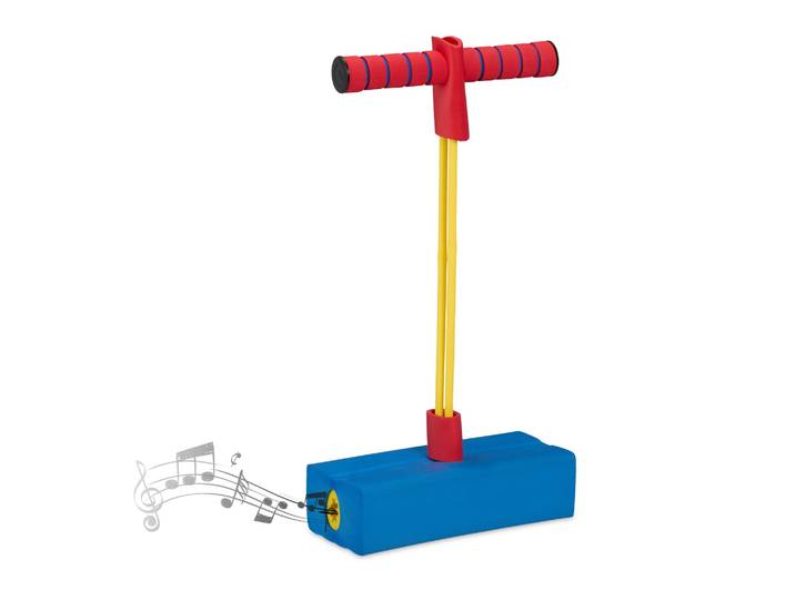 Schaumstoff Pogo Jumper für Kinder Blau-Gelb-Rot
