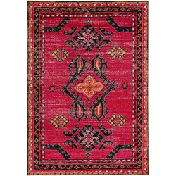 Pergamon, Teppich, Designer Teppich Vintage Zoe Orient Rot Bordüre (120 x 170 cm)