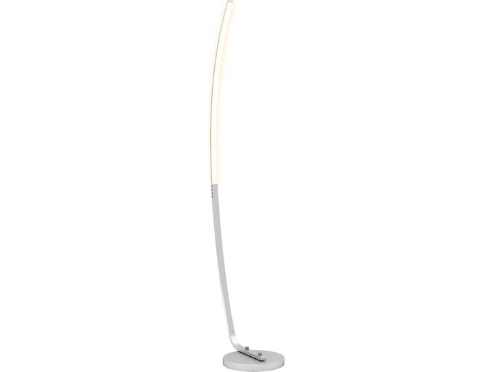 HOMCOM Lampadaire sur pied salon\, lampe salon LED style contemporain avec 3 niveaux de luminosité réglables\, interrupteur à pied\, lampadaire salon\, chambre à coucher\, bureau\, argenté