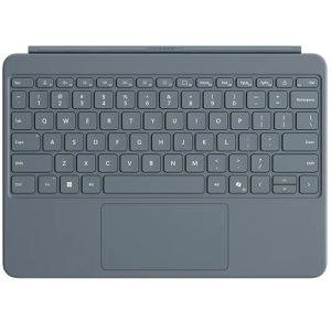 Microsoft Tastatur Surface Pro 12 Zoll Keyboard, blau, mit Beleuchtung, mit Touchpad