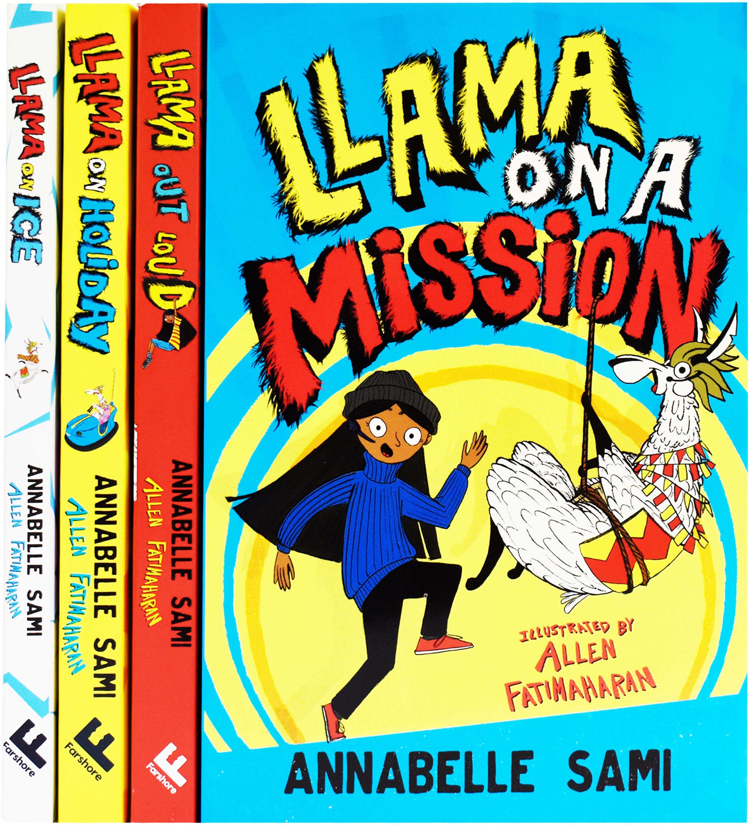 Llama Out Loud Series by Annabelle Sami 4 Books Collection Set - Ages 8-12 - Paperback Farshore