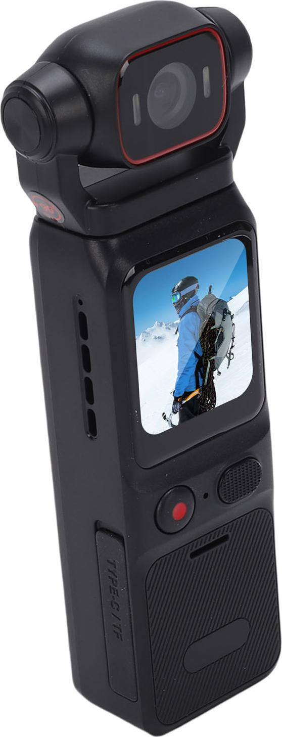 Gistuch 4K Handcamera met 180° Draaibare Kop, HD WiFi Groothoekcamera met 6-assige Gyroscopische Stabilisatie en App-ondersteuning