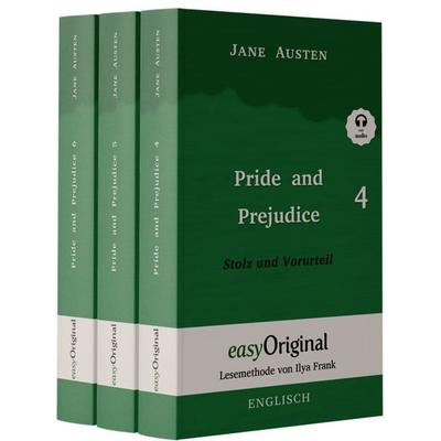 Pride and Prejudice / Stolz und Vorurteil - Teile 4-6 Hardcover (Buch + Audio-Online) - Lesemethode von Ilya Frank - Zweisprachige Ausgabe