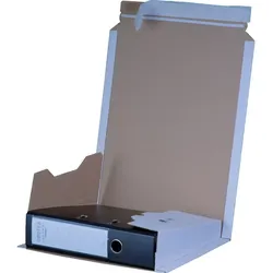 smartboxpro 840 x Ordnerversandbox, weiß, 320x290x35-80mm
