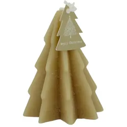 Deko Kerze Tannenbaum Lio taupe 9cm