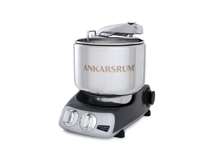 Küchenmaschine Ankarsrum AKM6230BD , silber (schwarz, silberfarben), Küchenmaschinen, Küchenmaschine