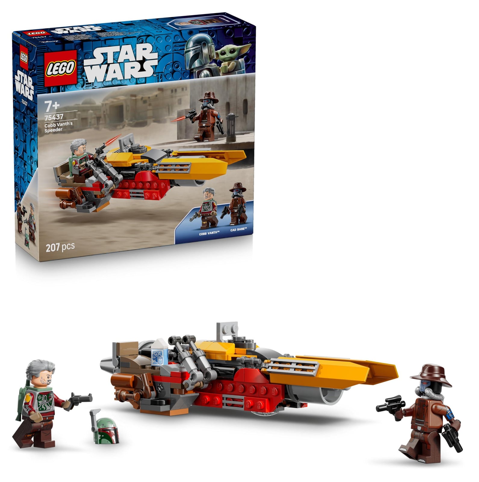 LEGO Star Wars Speeder van Cobb Vanth vs Cad Bane 75437
